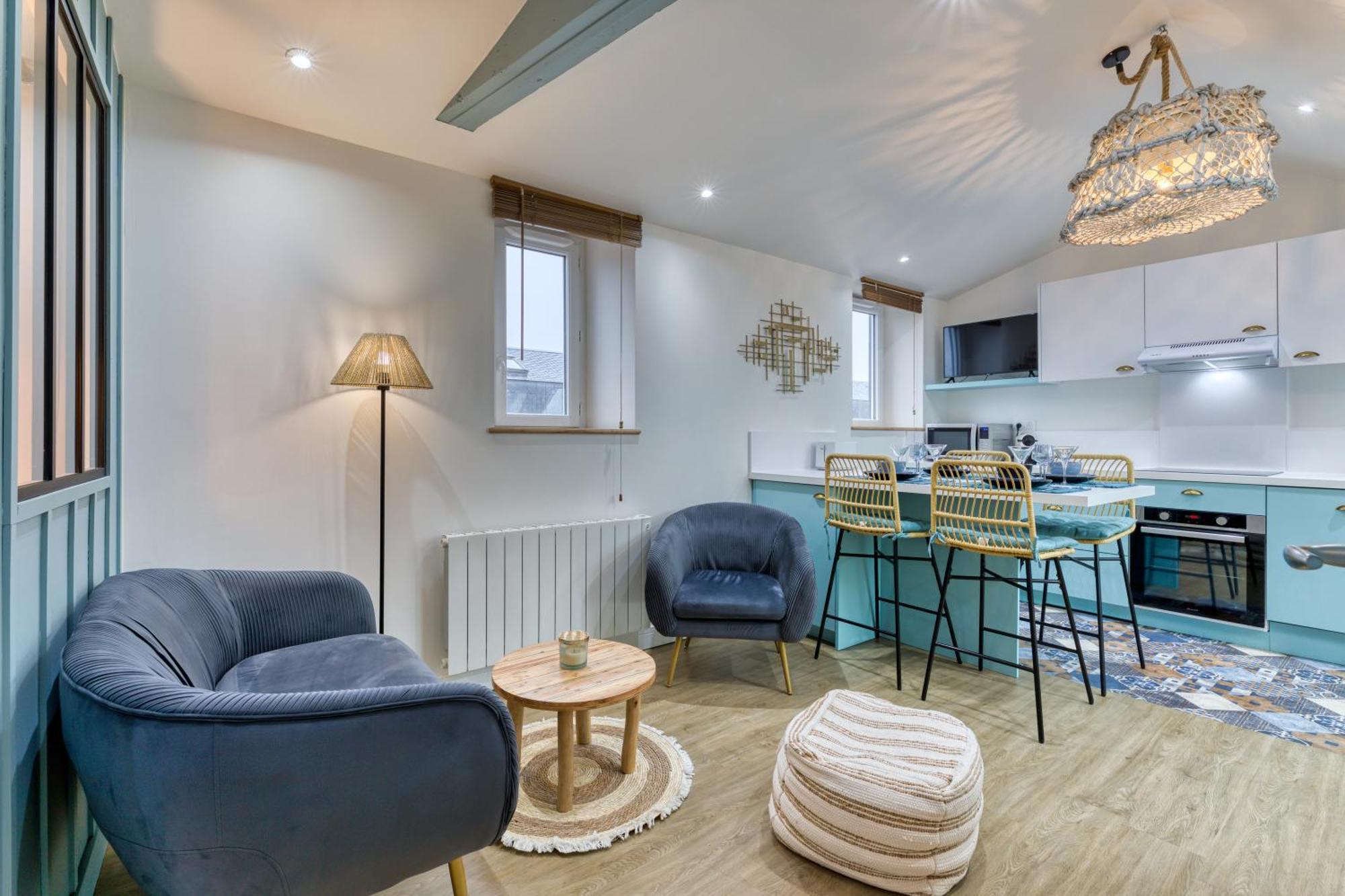 Appartement « Le Casier » Vue Mer フェカン エクステリア 写真
